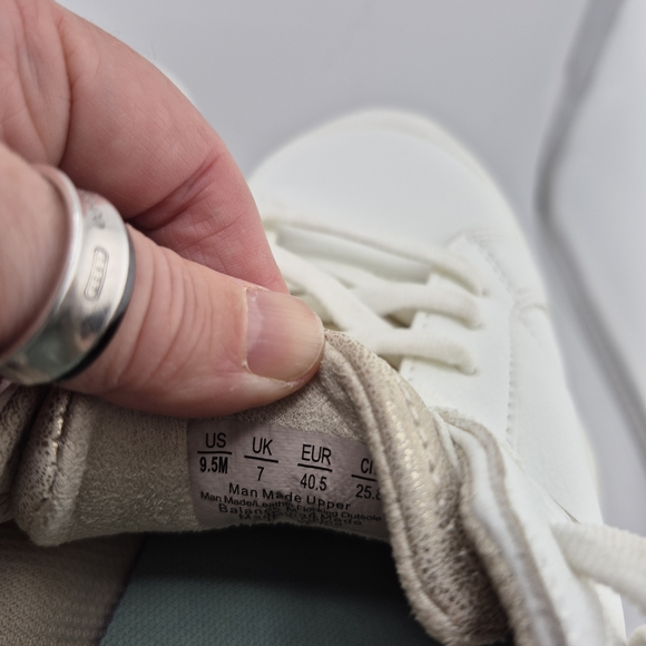 Dr. Scholl's White and Gold Athletic Shoes - Picture 6 of 10